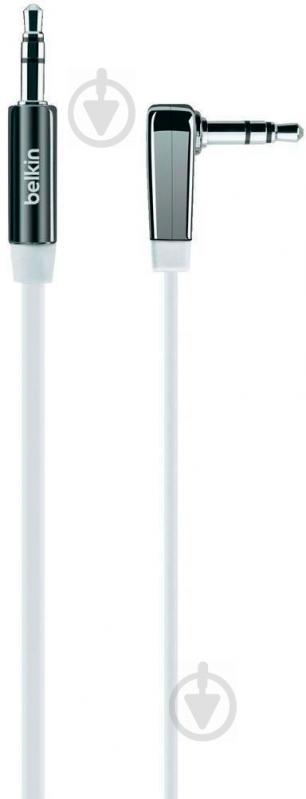 Кабель Belkin 3,5 мм – 3,5 мм 0.9 м білий (AV10128cw03-WHT) MIXIT - фото 1