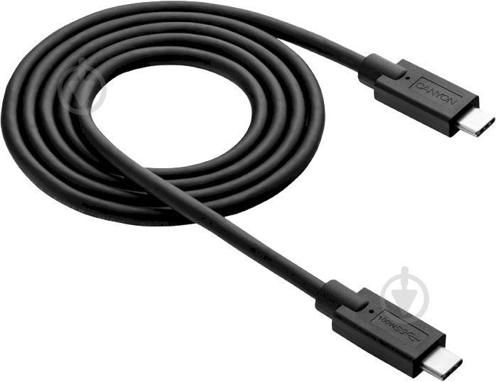 Кабель Canyon USB-C — USB-C C-12 2 м black (CNS-USBC12B) - фото 2