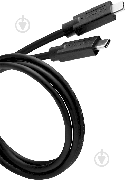 Кабель Canyon USB-C — USB-C C-12 2 м black (CNS-USBC12B) - фото 4