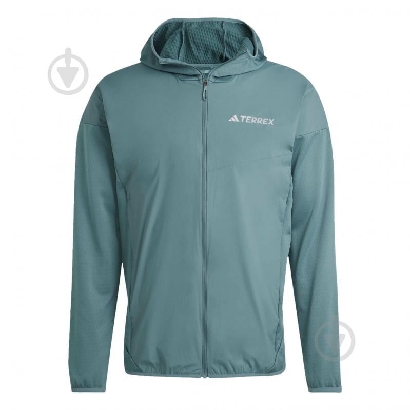 Худи Adidas XPR WIND FL H JM0109 р.L зеленый - фото 7 Худи Adidas XPR WIND FL H JM0109 р.L зеленый - фото 7