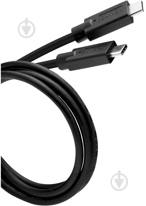 Кабель Canyon USB-C — USB-C CNS-USBC9 1,2 м black (CNS-USBC9B) - фото 3