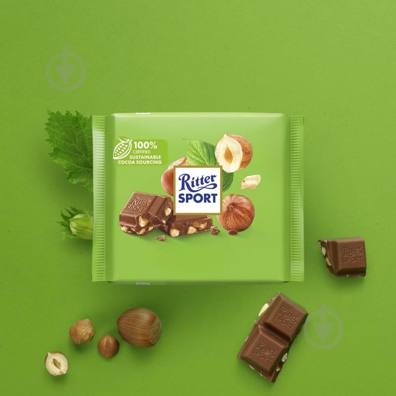 Молочный шоколад Ritter Sport Haselnuss 100 г - фото 3