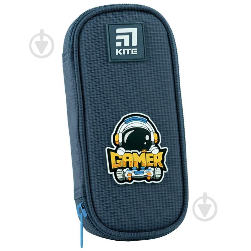 Пенал 662 Good Game KITE синий - фото 3