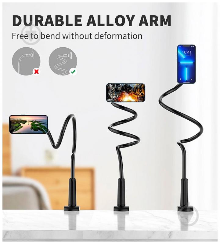 Автодержатель Choetech H049-BK черный - фото 6