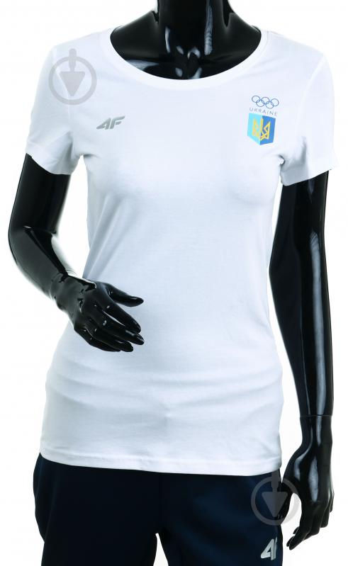 Футболка 4F TSHIRT 4FSSS23TTSHF1942-10S білий - фото 1