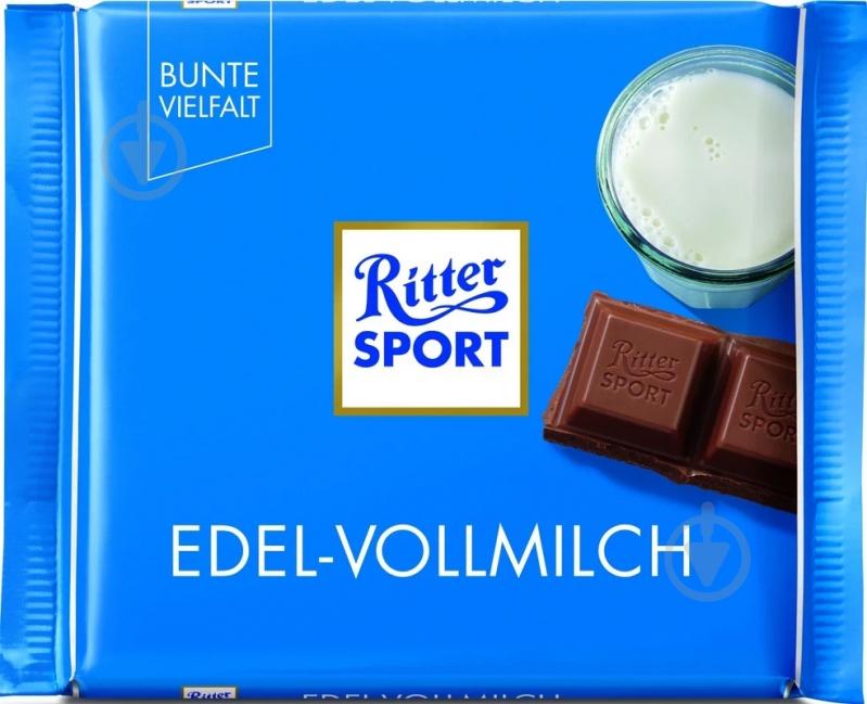 Молочний шоколад Ritter Sport 35% 100 г - фото 1