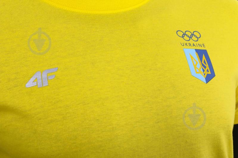 Футболка 4F TSHIRT 4FSSS23TTSHM1941-71S желтый - фото 2