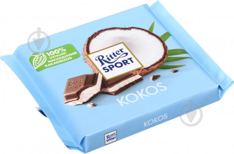 Молочный шоколад Ritter Sport с начинкой кокосово-молочный крем 100 г - фото 2