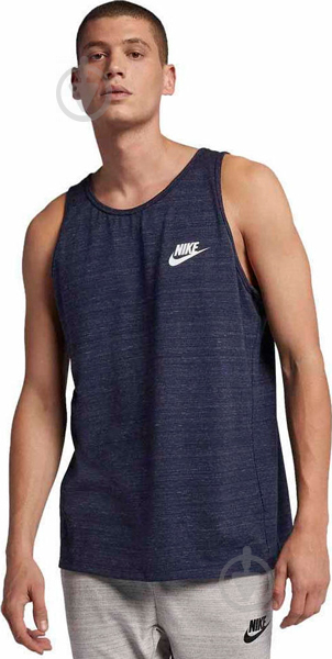 Майка Nike M NSW AV15 TANK KNIT 886788-451 S темно-синий - фото 3