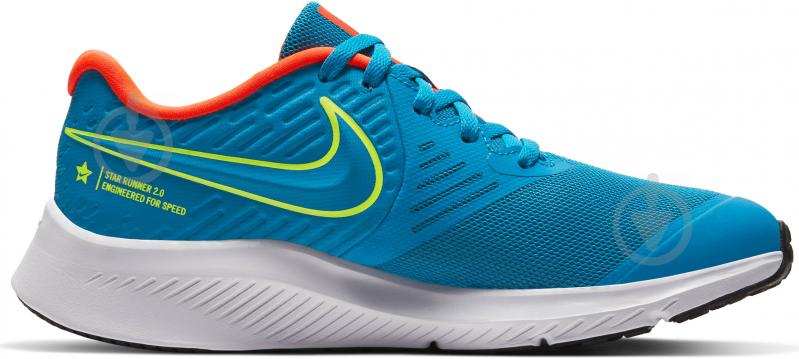 Кросівки демісезонні Nike STAR RUNNER 2 (GS) AQ3542-403 р.38 бірюзові - фото 4