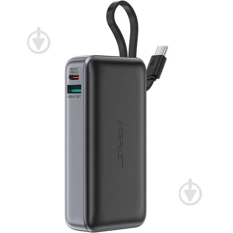 Повербанк Acefast M7 10000 mAh black (6974316283379)