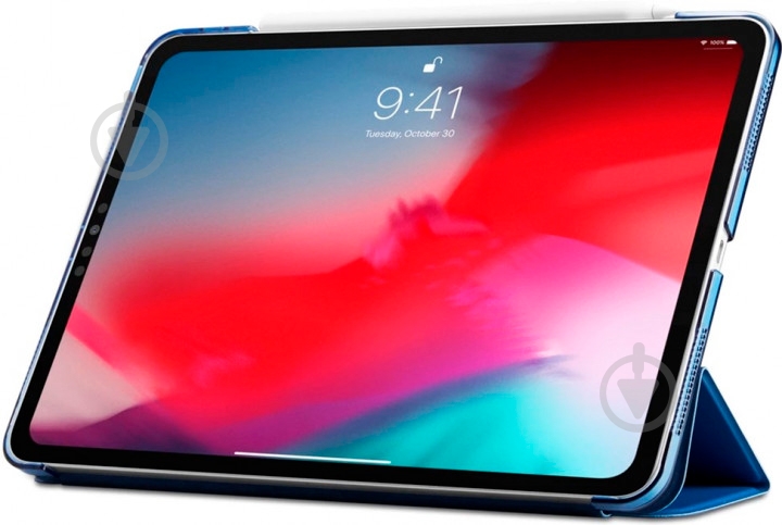 Чехол для планшета Spigen Smart Fold iPad Pro 12.9" (2018) blue (068CS25714) - фото 9