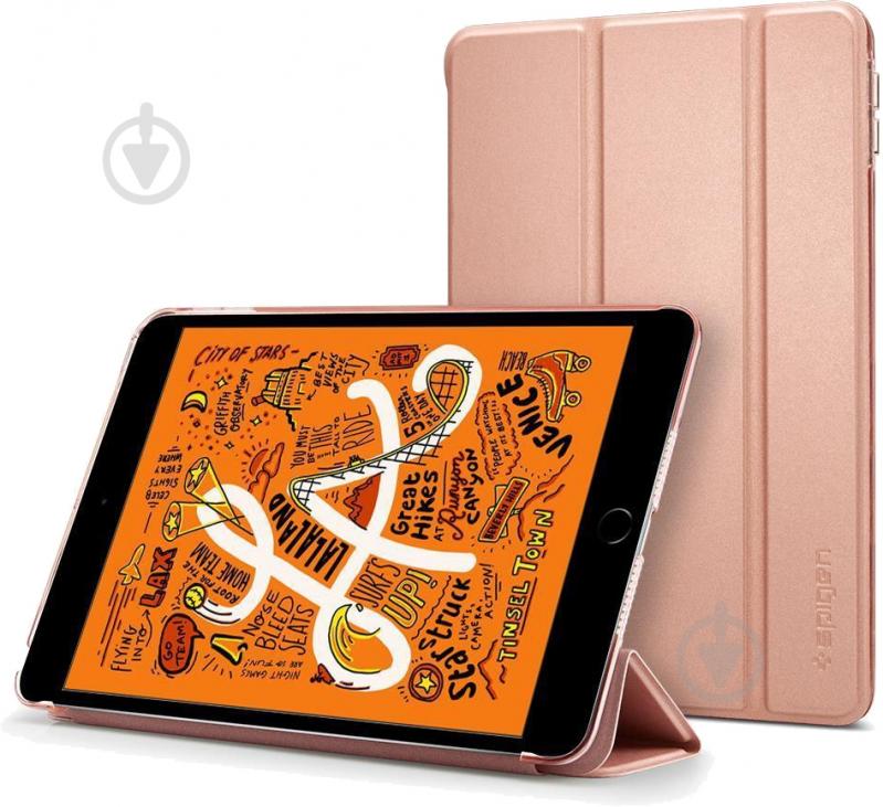 Чехол для планшета Spigen Smart Fold iPad Mini 2019 rose gold (051CS26113) - фото 4