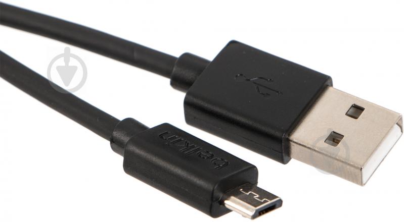 Кабель Belkin USB – microUSB 2 м чорний (F2CU012bt2M-BLK) - фото 2