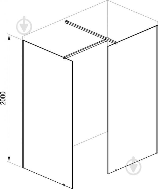 Душова кабіна Ravak Walk-IN Wall-130 - фото 2
