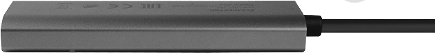 Док-станція Chieftec 5-в-1 USB3.2 Type-C titanium grey (DSC-502) - фото 4