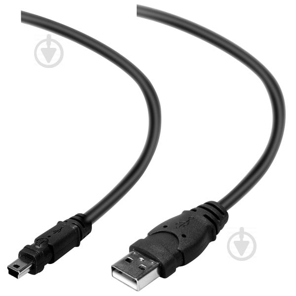 Кабель Belkin USB – miniUSB 1.8 м черный (F3U155cp1.8M) - фото 1