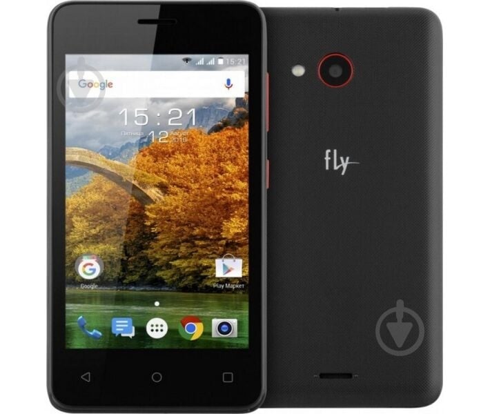 ᐉ Смартфон Fly FS408 Stratus 8 0,512/8GB black • Краща ціна в Києві ...
