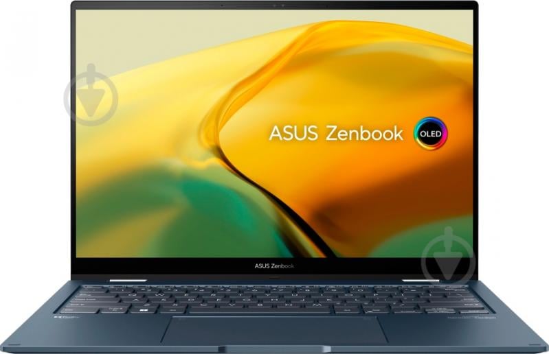 Ноутбук Asus ZenBook 14 Flip UP3404VA-KN127W 14" (90NB10E2-M005M0) ponder blue - фото 1