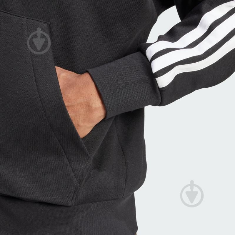 Джемпер Adidas M 3S FL FZ HD JD1870 р.L чорний - фото 5 Джемпер Adidas M 3S FL FZ HD JD1870 р.L чорний - фото 5