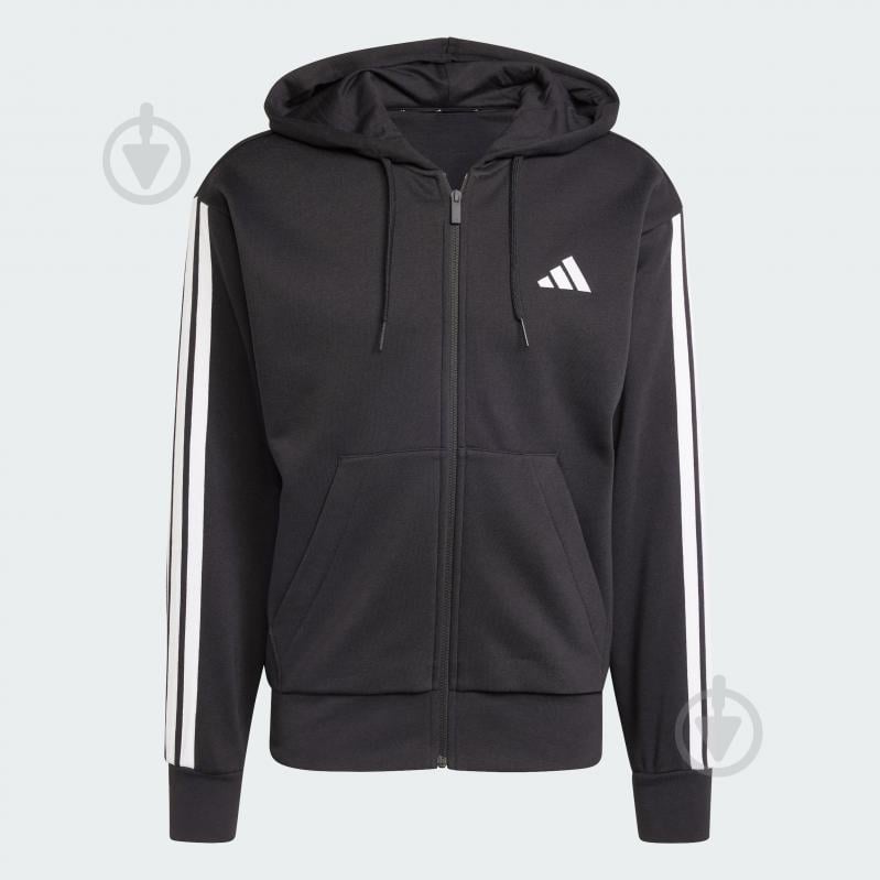 Джемпер Adidas M 3S FL FZ HD JD1870 р.L чорний - фото 6 Джемпер Adidas M 3S FL FZ HD JD1870 р.L чорний - фото 6