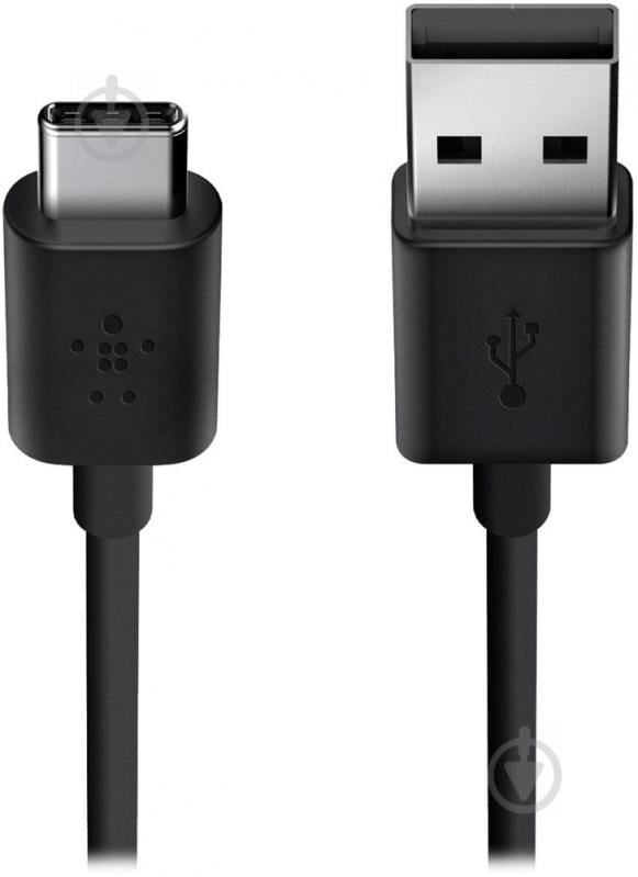 Кабель Belkin USB Type-C – USB Af 1.8 м чорний (F2CU032bt06-BLK) - фото 1