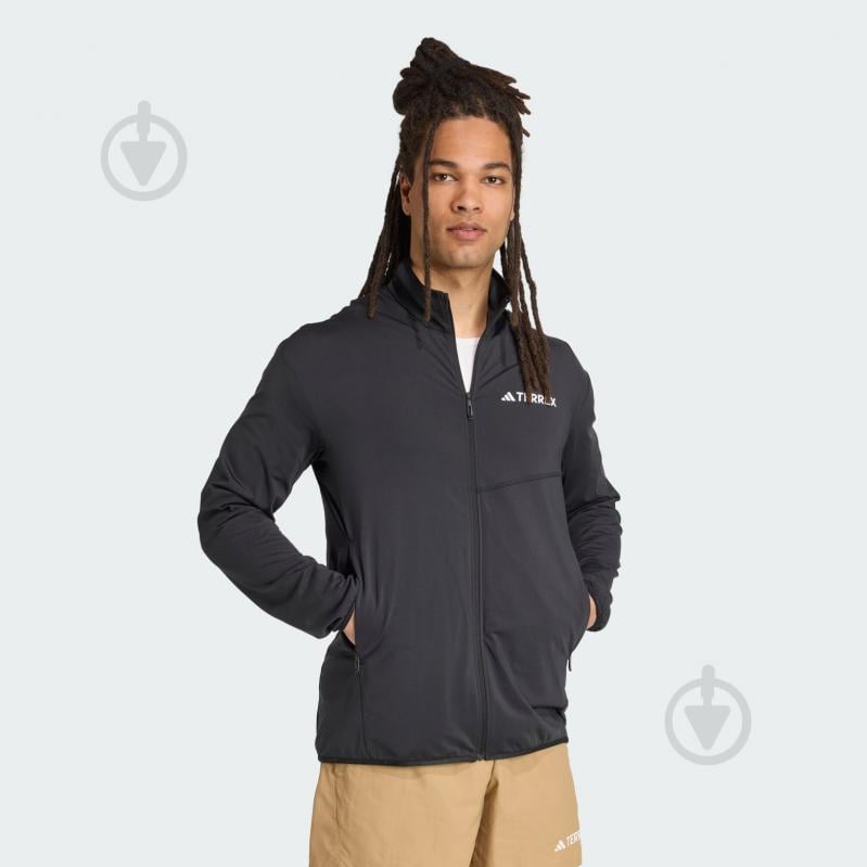 Джемпер Adidas MT CW T FZ FL JM0141 р.L чорний - фото 3