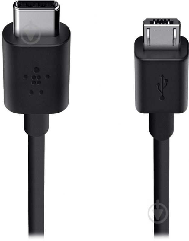 Кабель Belkin USB Type-C – microUSB 1.8 м черный (F2CU033bt06-BLK) - фото 1