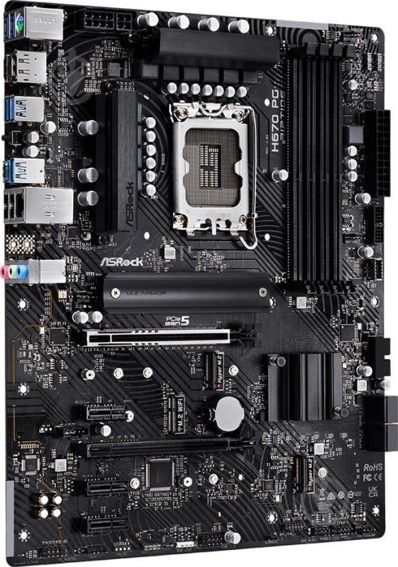Материнская плата ASRock H670 PG RIPTIDE (Socket 1700, Intel H670, ATX) - фото 4