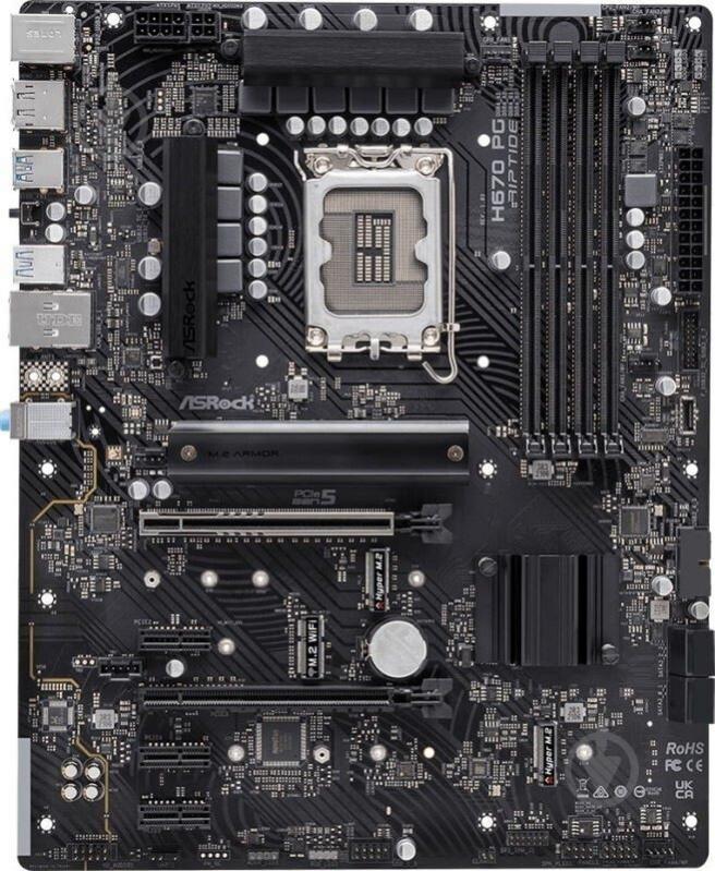 Материнская плата ASRock H670 PG RIPTIDE (Socket 1700, Intel H670, ATX) - фото 3