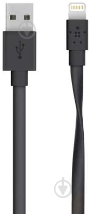 Кабель Belkin Lightning – USB 0.20 м черный (F8J148bt04-BLK) - фото 1