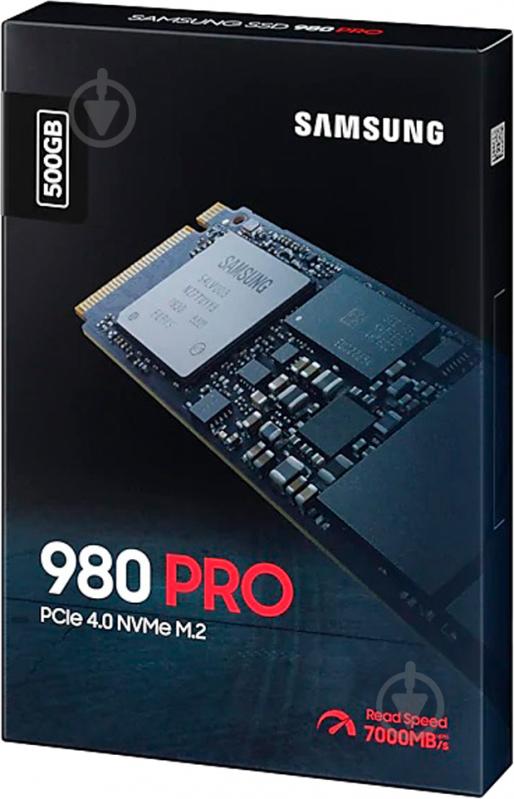 SSD-накопитель Samsung 980 PRO NVMe 500GB M.2 PCI Express 4.0 x4 3D V-NAND (MZ-V8P500BW) - фото 5