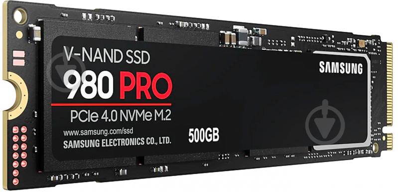 SSD-накопитель Samsung 980 PRO NVMe 500GB M.2 PCI Express 4.0 x4 3D V-NAND (MZ-V8P500BW) - фото 2