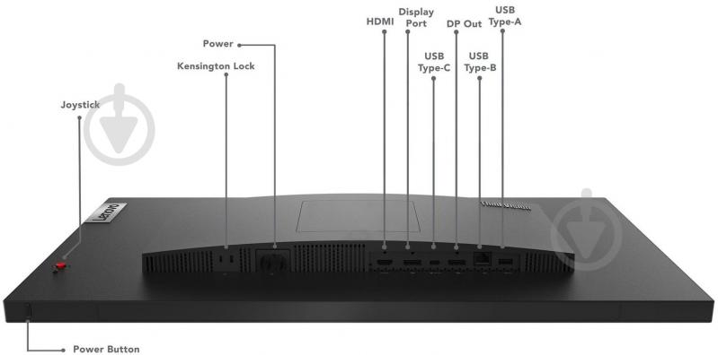 Монитор Lenovo ThinkVision T27h-30 27" (63A3GAT1UA) - фото 15