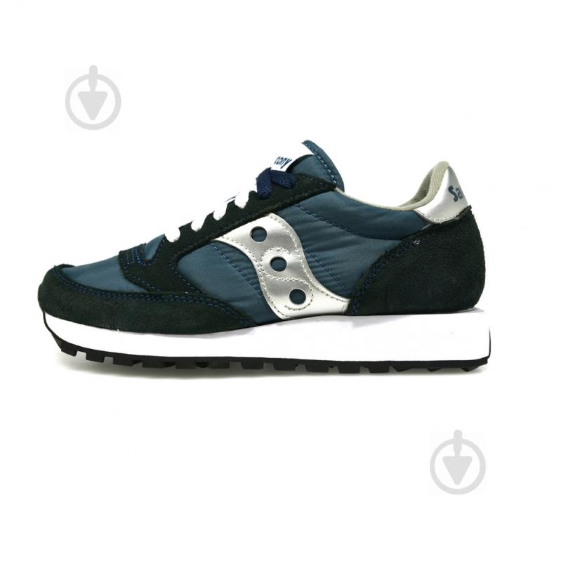 Кросівки жіночі демісезонні Saucony JAZZ ORIGINAL 1044-2s р.38 чорні із синім - фото 1