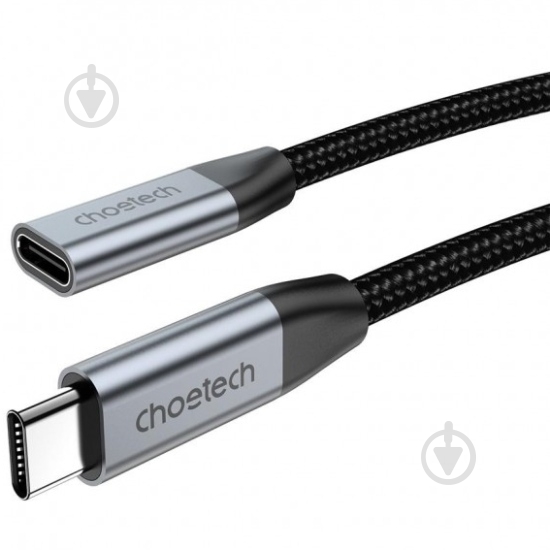 Кабель Choetech 2 м черный (XCC-1039-CA-GY) - фото 4 Кабель Choetech 2 м черный (XCC-1039-CA-GY) - фото 4