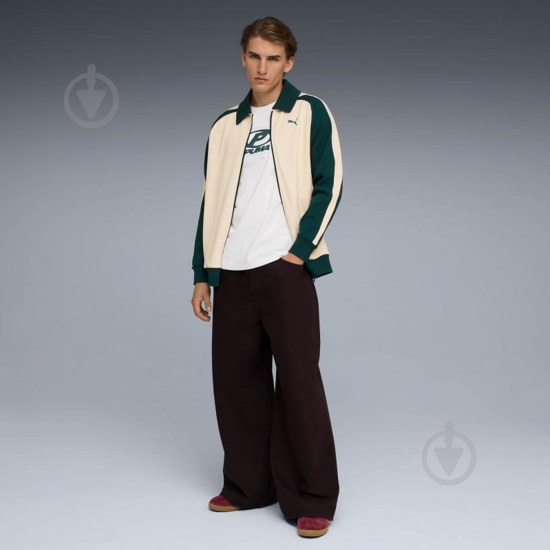 Джемпер Puma T7 Relaxed Wing Collar Jacquard Track Jacket DK 63299487 р.M білий - фото 5 Джемпер Puma T7 Relaxed Wing Collar Jacquard Track Jacket DK 63299487 р.M білий - фото 5