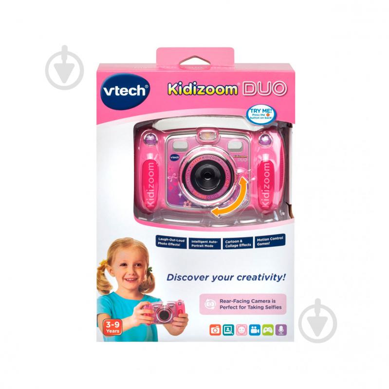 Фотокамера Vtech детская цифровая Kidizoom Duo Pink 80-170853 - фото 11