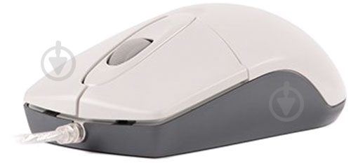 Мышка A4Tech OP-720 USB (White-Grey) - фото 2
