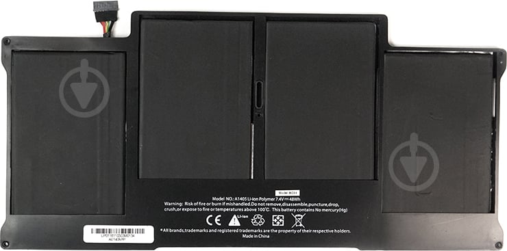 Аккумулятор PowerPlant NB420094 7,4 V для Apple MacBook Air 13 (A1405) 48 Вт/ч - фото 1