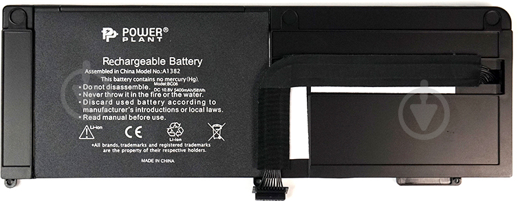 Аккумулятор PowerPlant NB420100 10,8 V 5400 mAh для Apple MacBook Pro 15.4 (A1286, A1382) - фото 2