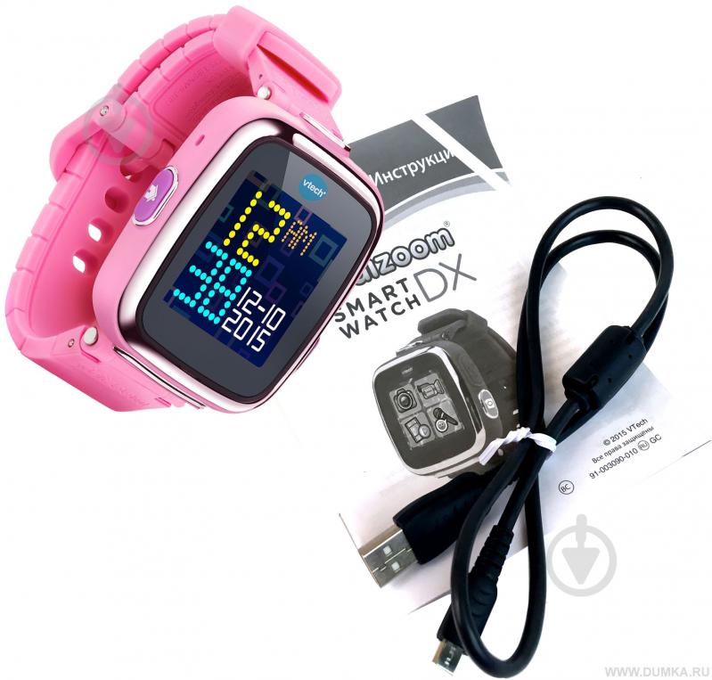 Часы детские Vtech Kidizoom Smart Watch DX2 Pink 80-193853 - фото 11