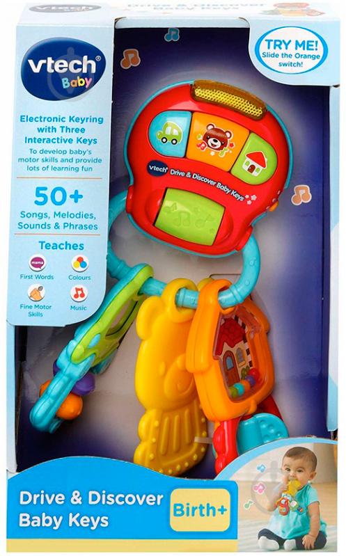 Развивающая игрушка Vtech Ключики Открывай и изучай 80-505126 - фото 4