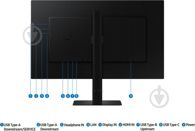 Монітор Samsung S27D804UAIXCI 27" (LS27D804UAIXCI) - фото 14