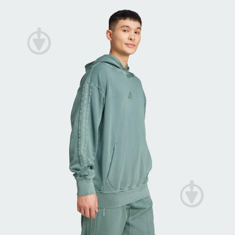 Джемпер Adidas M A SZN W FT HD JN0614 р.M зеленый - фото 3 Джемпер Adidas M A SZN W FT HD JN0614 р.M зеленый - фото 3