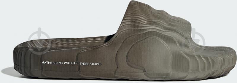 Тапочки Adidas ADILETTE 22 JH7794 р.44 2/3 хаки - фото 1