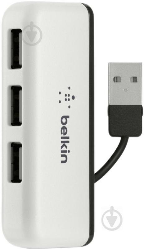 USB-хаб Belkin 4 порта USB 2.0 white (F4U021bt) - фото 2