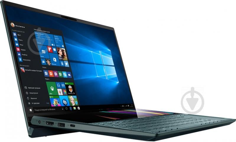 Ноутбук Asus ZenBook Duo UX481FA-BM010T 14" (90NB0P71-M01130) celestial blue - фото 2