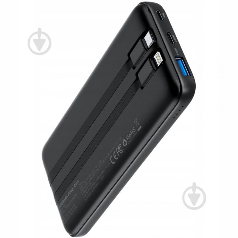 Повербанк Choetech B654-BK 10000 mAh black (B654-BK) - фото 2 Повербанк Choetech B654-BK 10000 mAh black (B654-BK) - фото 2