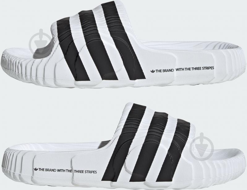 Тапочки Adidas ADILETTE 22 IF3668 р.46 белый - фото 5